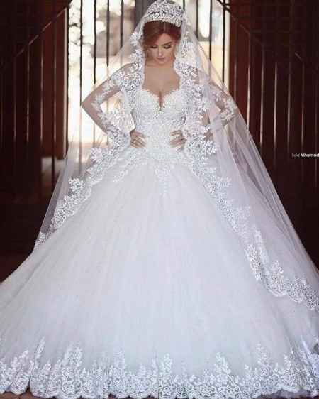 Estilo princesa rendado