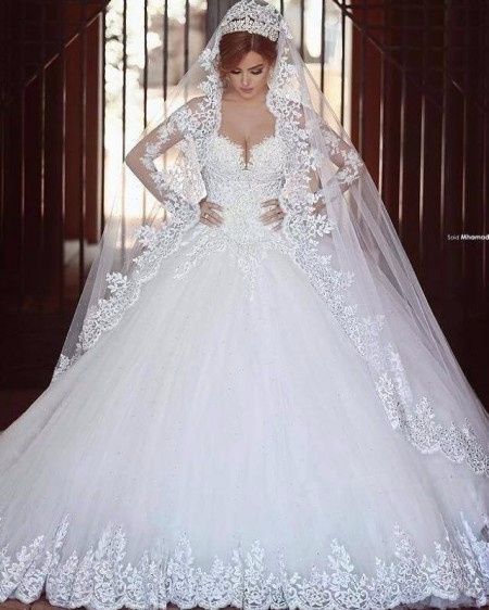 Estilo princesa rendado