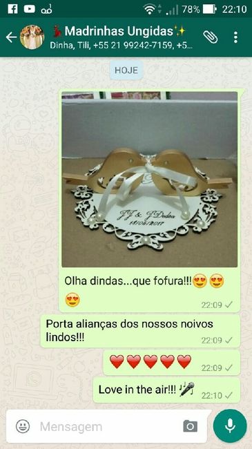 Meu porta-aliança chegou! vemver - 3