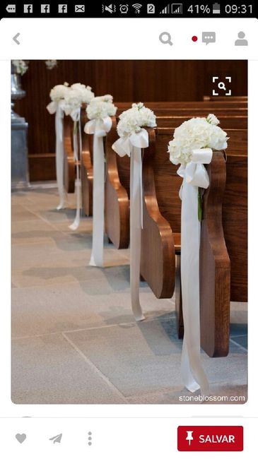 Decoração _ casamento_  igreja - 3