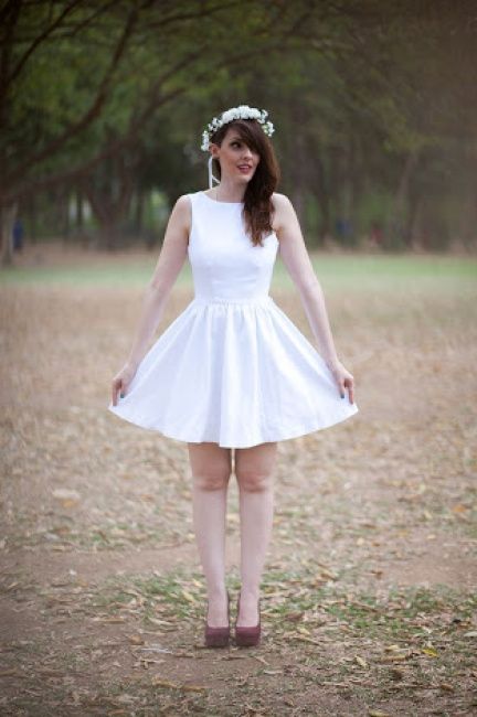 Vestido e coroa de flores - 2