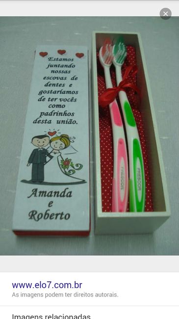 Convite dos padrinhos 