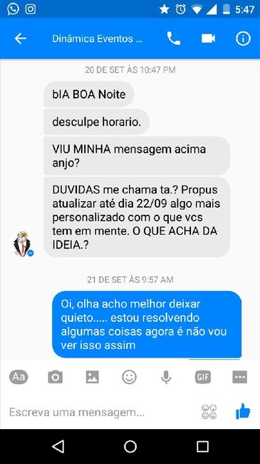 Fornecedores sem noção - 2
