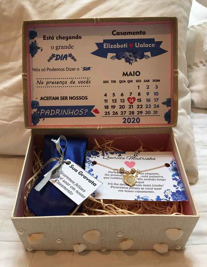 Convite dos padrinhos e convites - 1