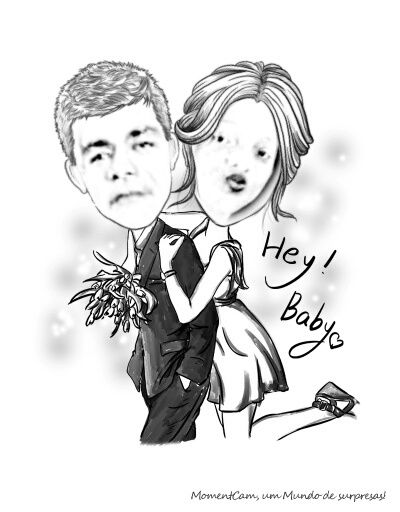 Minha caricatura ficou pronta. #vem vÊ - 1
