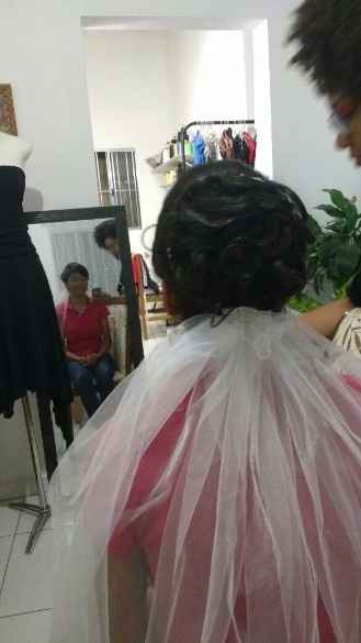 Teste de cabelo e maquiagem