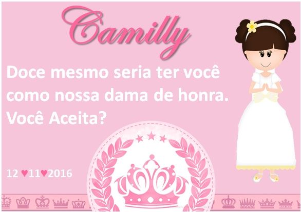 Convite Camilly