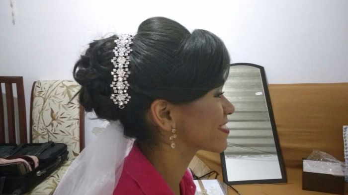 Teste de cabelo e maquiagem
