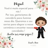 Diy: Convite Caixinha dos Padrinhos, Pais, Pajem, Florista - 17