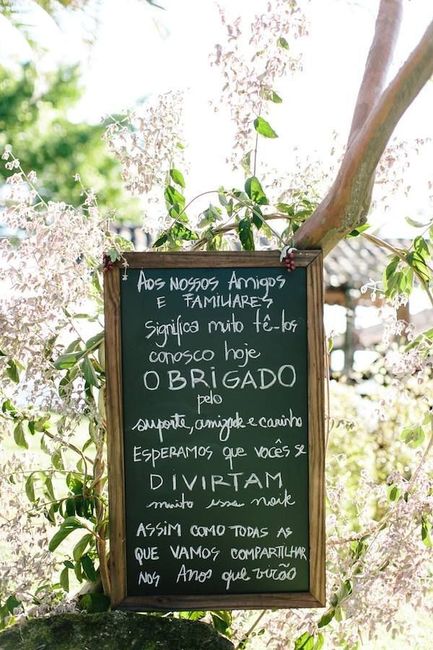 Plaquinhas para casamento! 1