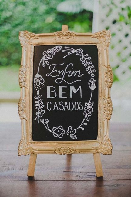 Plaquinhas para casamento! 2