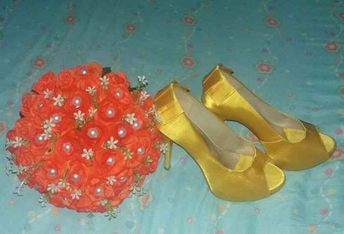 Meu Sapato e Buque Diy 