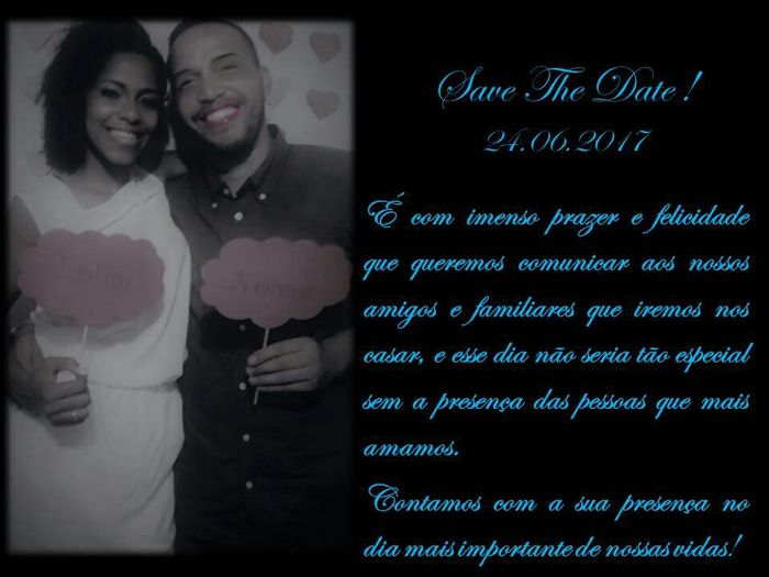 Nosso save the date - 1