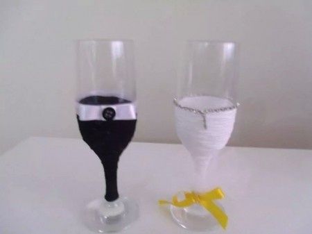 Taça diferente para o brinde - 1