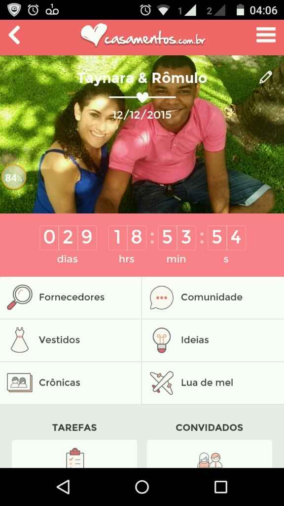 O dia está chegando #falta1mesexatamente - 1