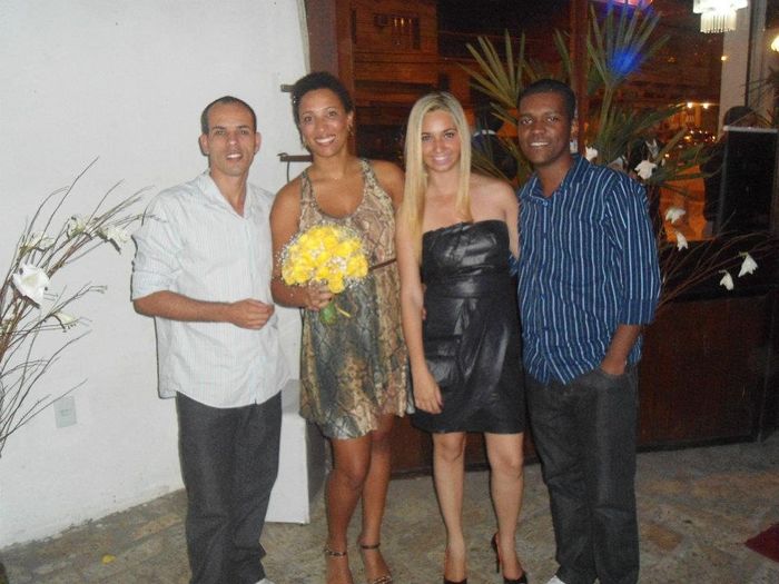 Buque da noiva dá sorte