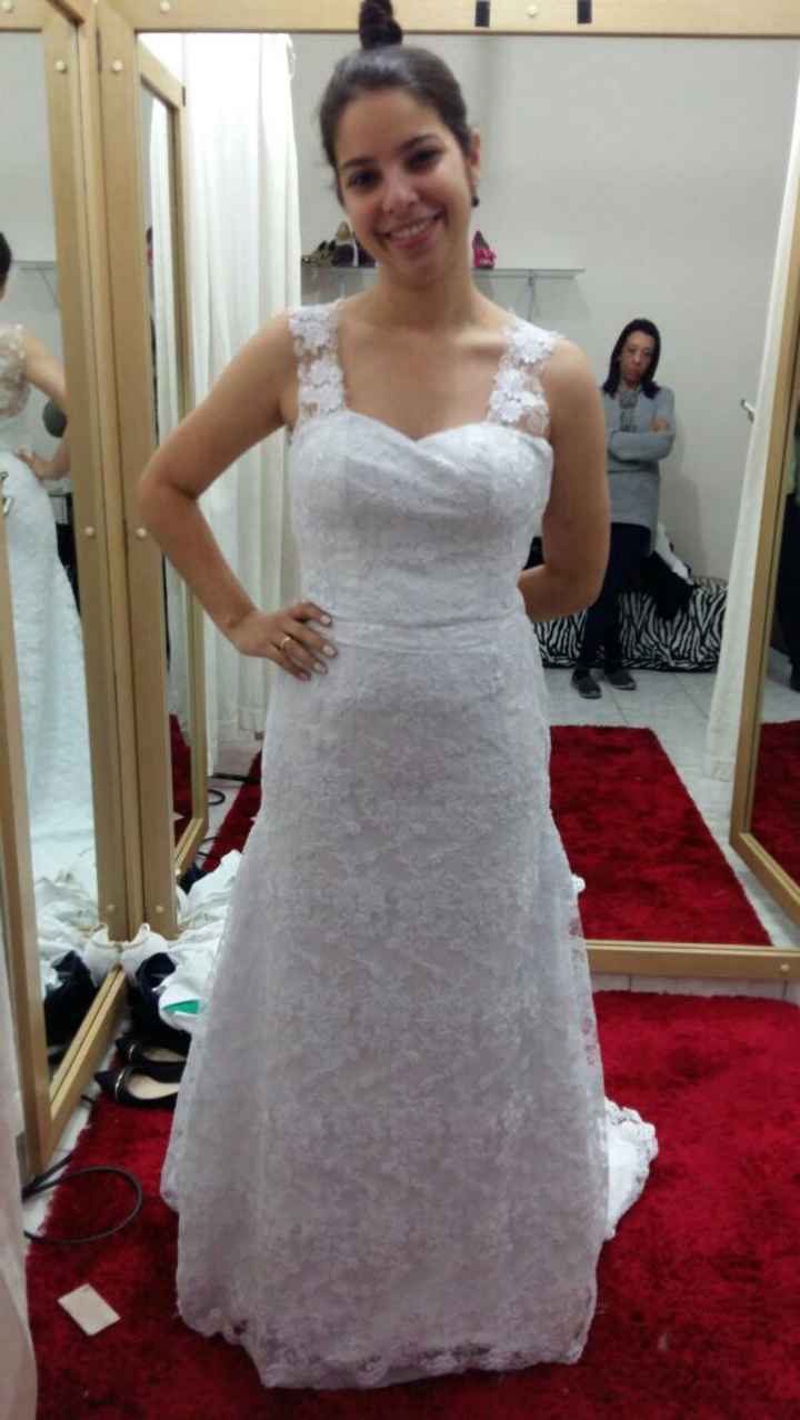 O vestido de noiva... quase pronto! #vemver e opinar - 1