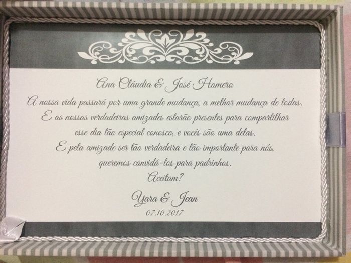 Chegou!! caixa dos padrinhos #vemver - 4