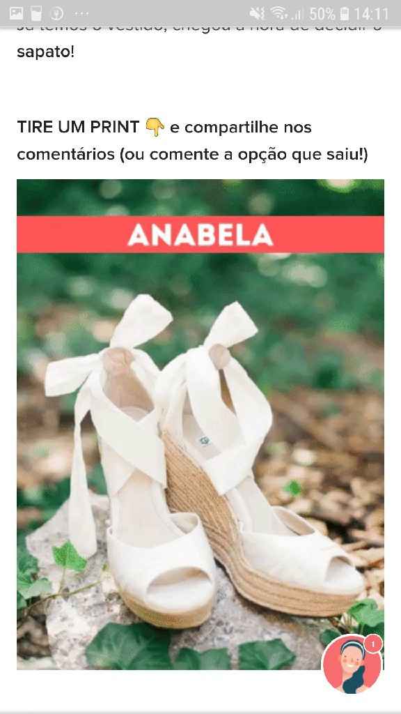 TIRE UM PRINT para decidir o sapato - 1