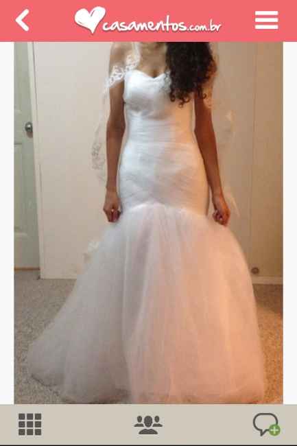 Vestido de noiva  - 1