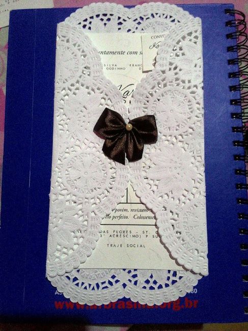 Meus convites diy #dáumaolhadinha - 1