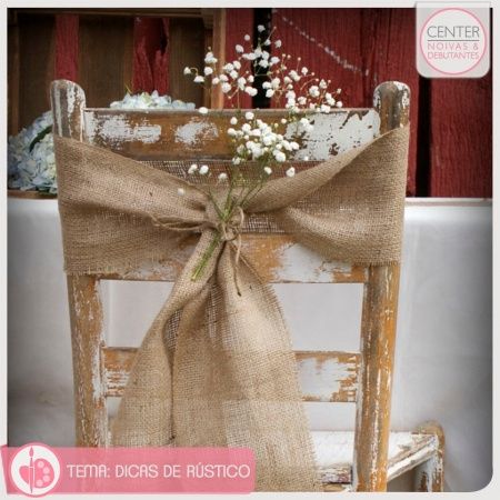 Decoração rústica para casamentos