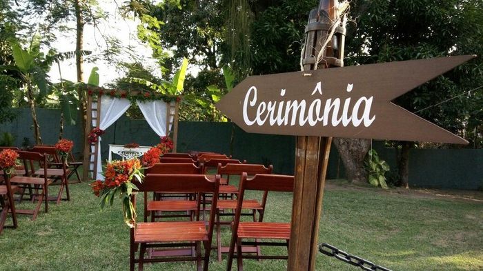 Local para cerimônia ao ar livre. - RJ - 1
