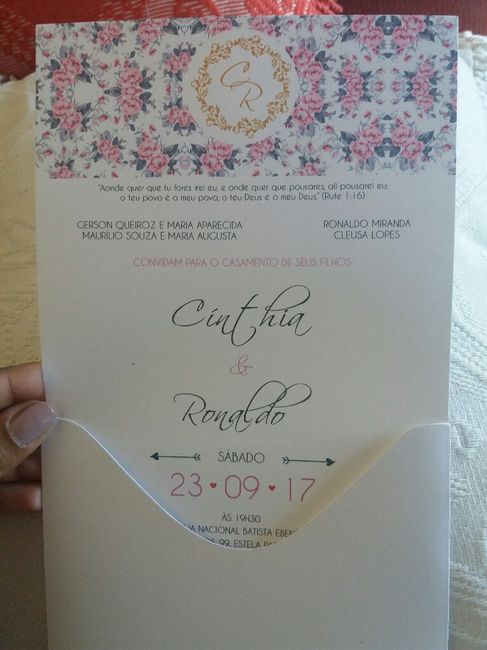 Meu convite, vem ver!! #45days - 2