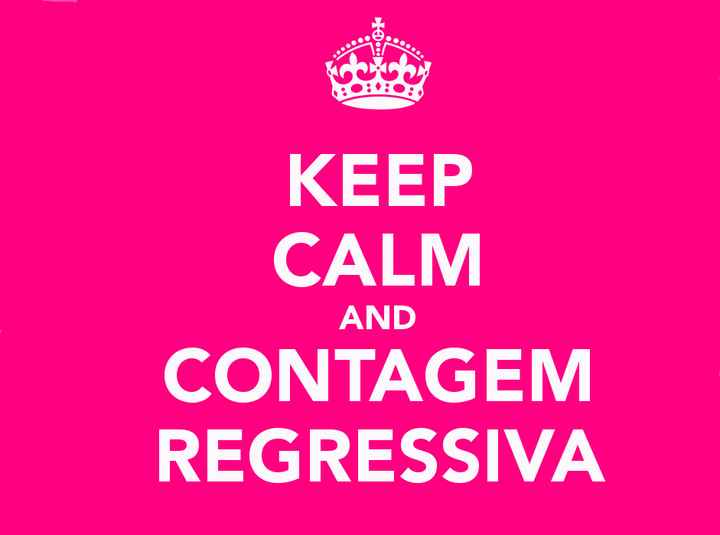 E a contagem regressiva tá como??