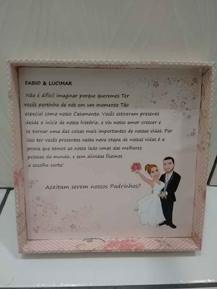 Caixa convite pros padrinhos #vemver - 4