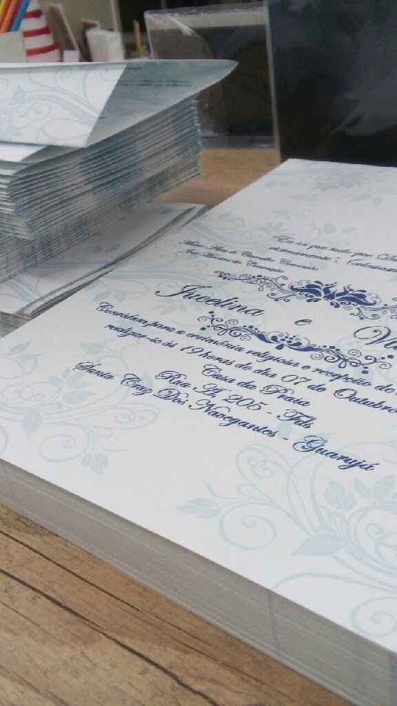 Meu convite de casamento - 1