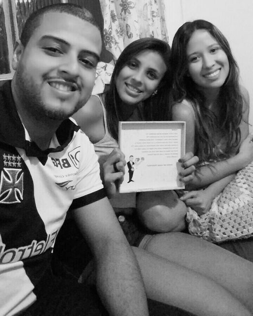 Caixa convite pros padrinhos #vemver - 2