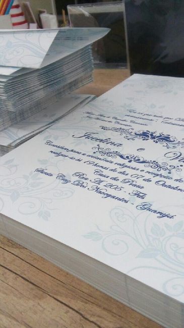 Meu convite de casamento - 1