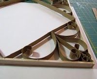 Quadro vazado (de metal fake): DIY