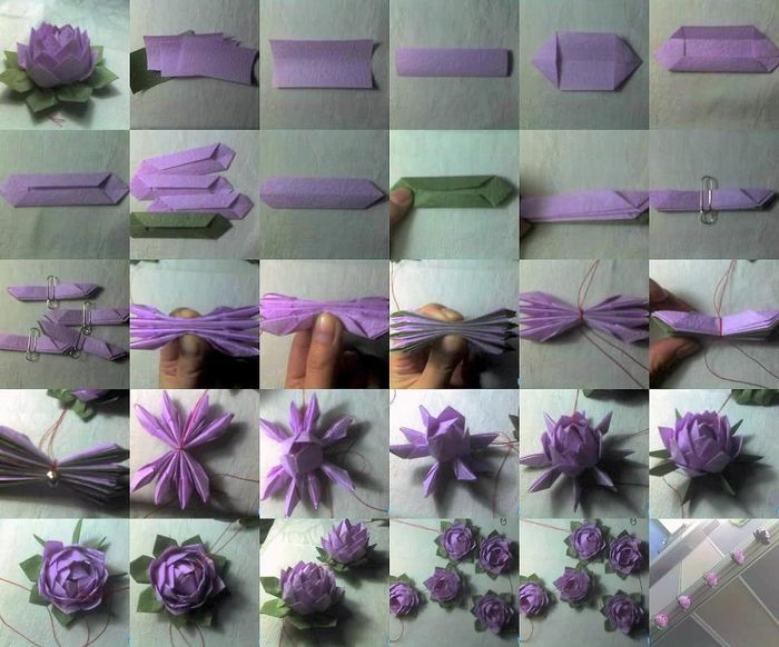 flor em origami
