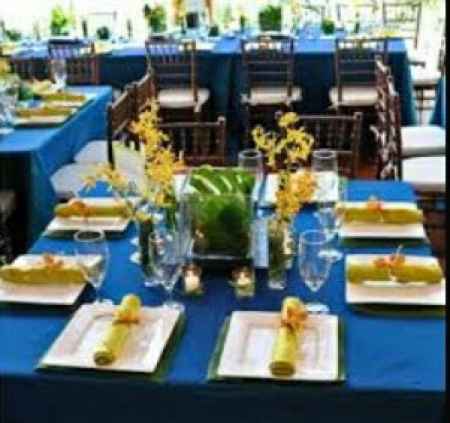 Decoração royal e amarelo x madrinhas pink - 4