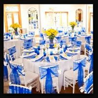 Decoração royal e amarelo x madrinhas pink - 2