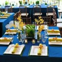 Decoração royal e amarelo x madrinhas pink - 4