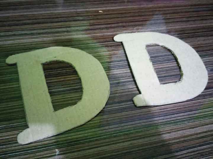 Letras 3d diy - teste #vemver - 4