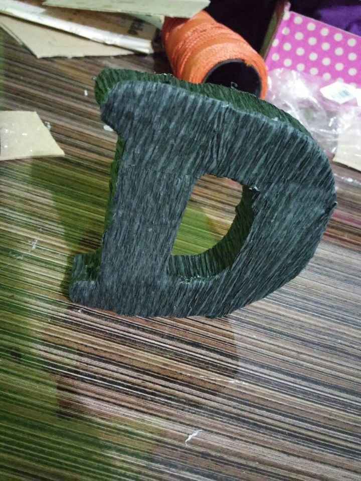 Letras 3d diy - teste #vemver - 9