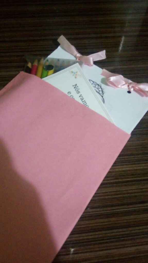Convite da daminha diy #vemver 😍 - 2