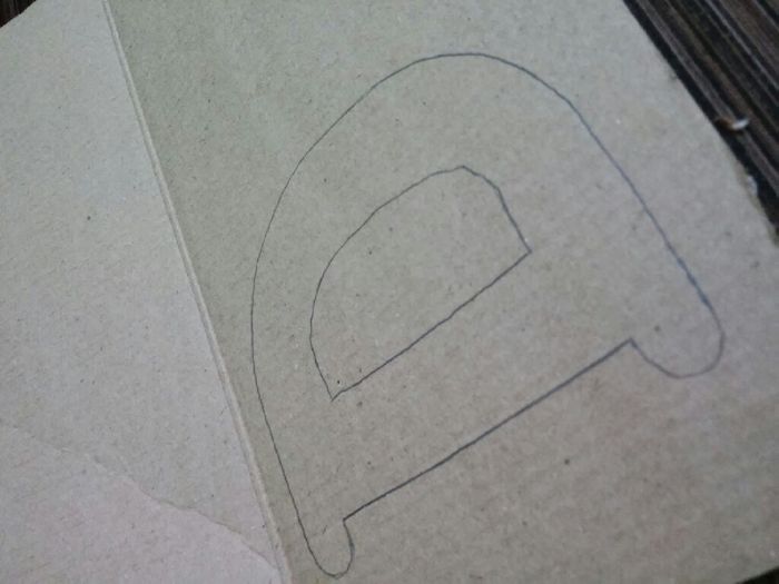 Letras 3d diy - teste #vemver - 1