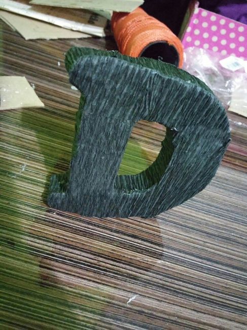 Letras 3d diy - teste #vemver - 9
