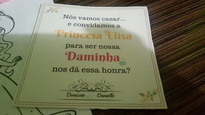 Convite da daminha diy #vemver 😍 - 4