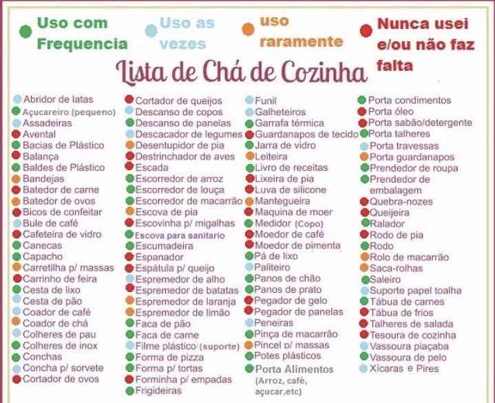 Chá de panela sim ou não? - 1