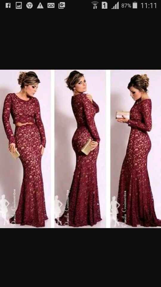 Cor do vestido da madrinha da cor da festa ,quem curti ? - 1