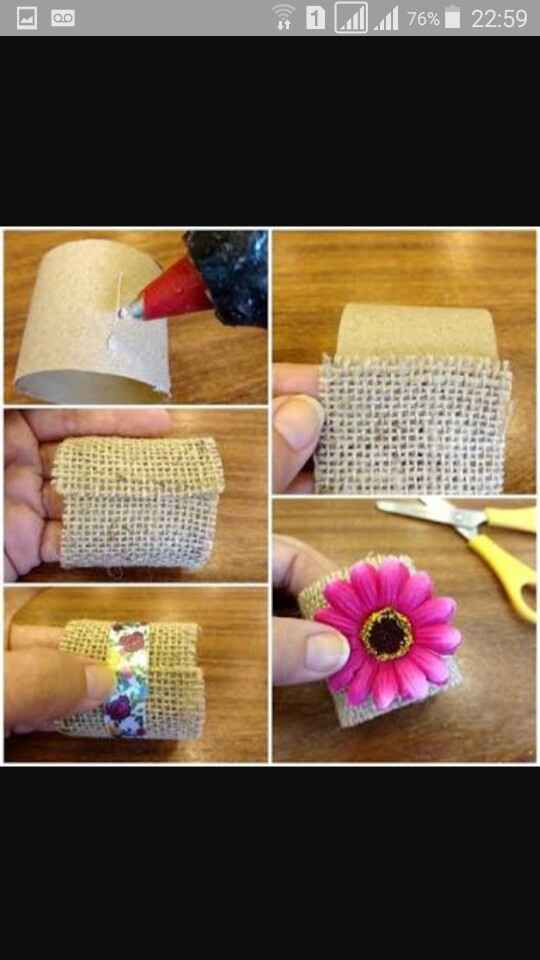 Alguns diys de papel higiênico faça você mesma !!!! - 3