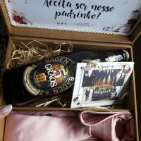 Convite dos Padrinhos feito por mim