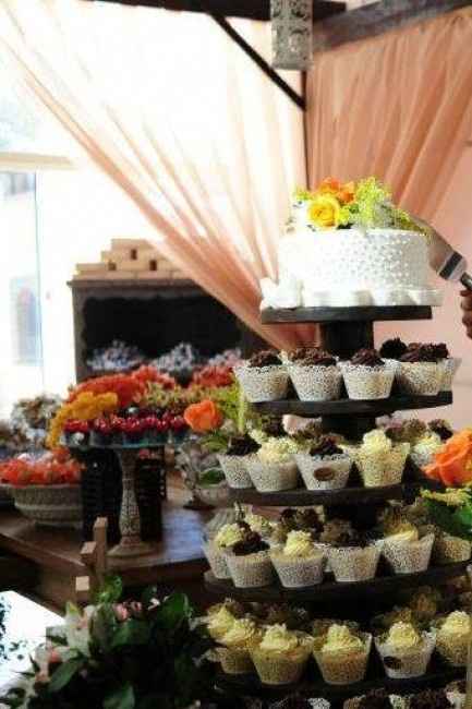 Inspiração de bolo: cupcakes