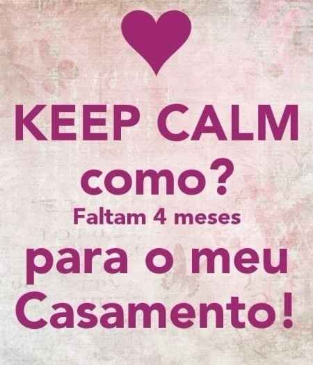 Faltam 4 meses